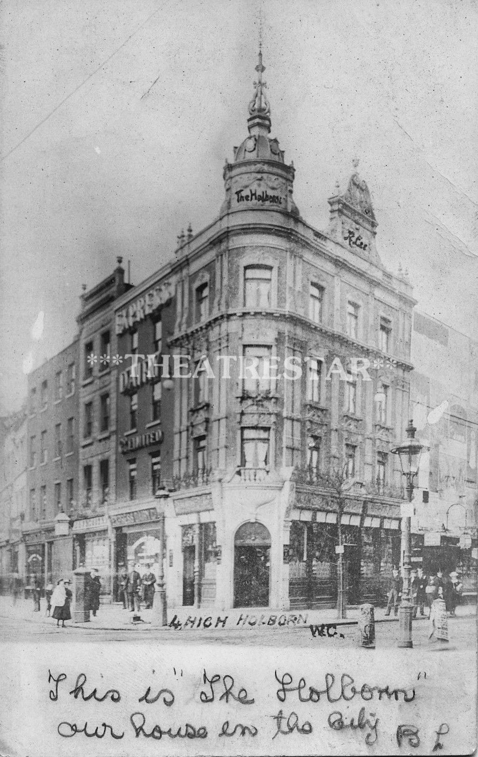 1910's? High Holborn Express Shop (Courtesy Michael Aldread)