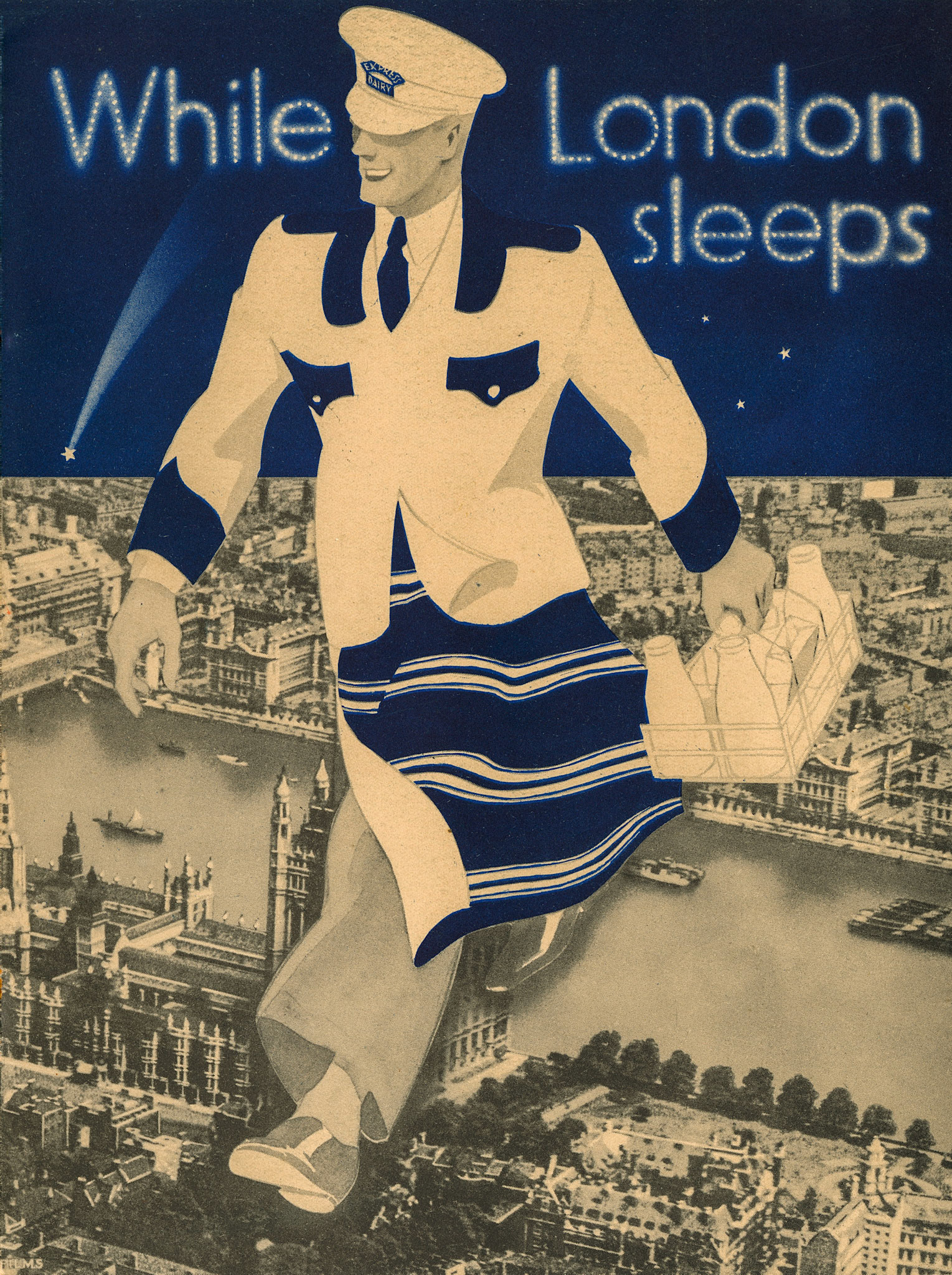 1930's 'While London Sleeps' Booklet, published by Express Dairy