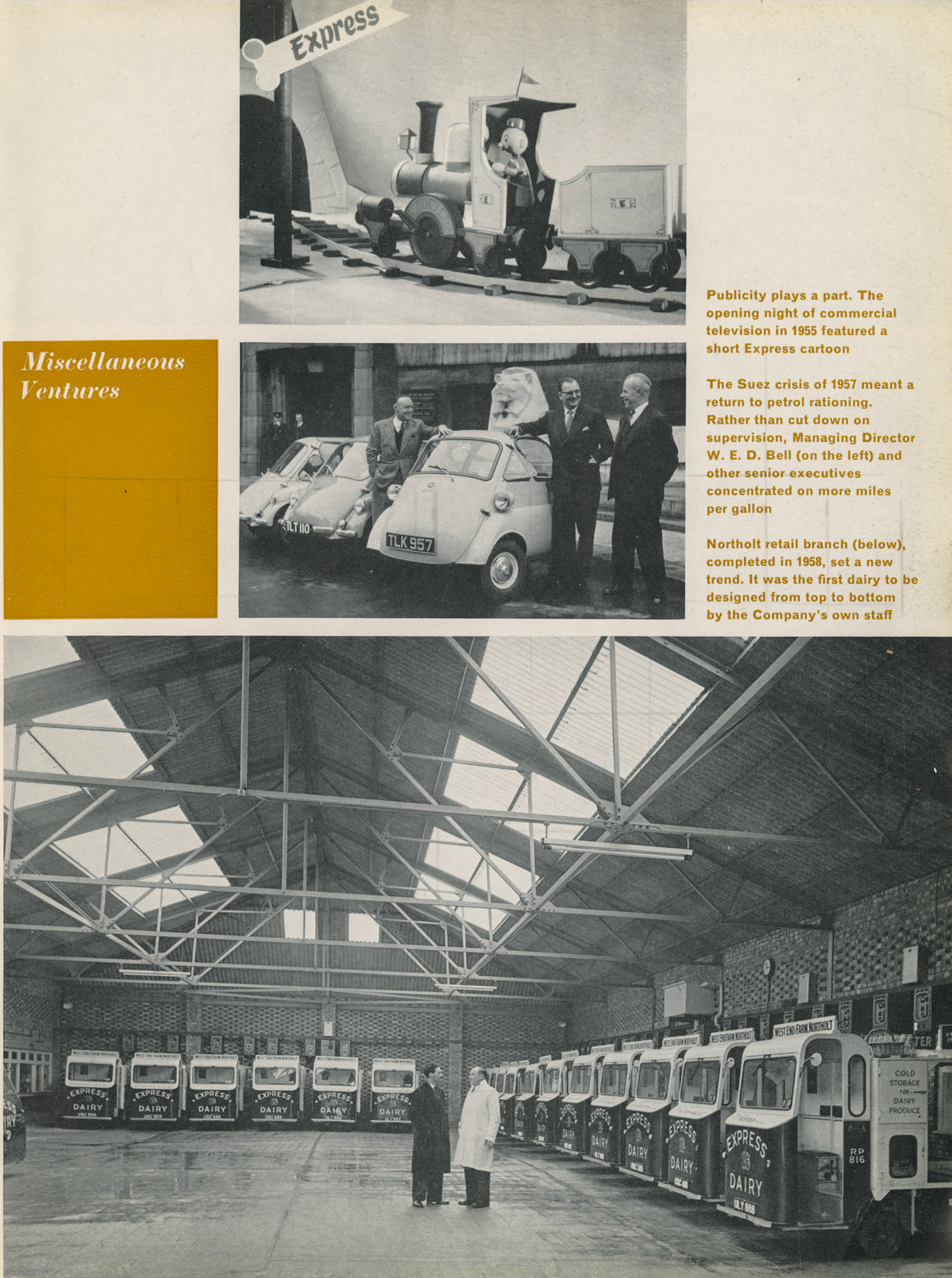 1964 - Supply &amp; Transport feature in Express Story 1864 - 1964