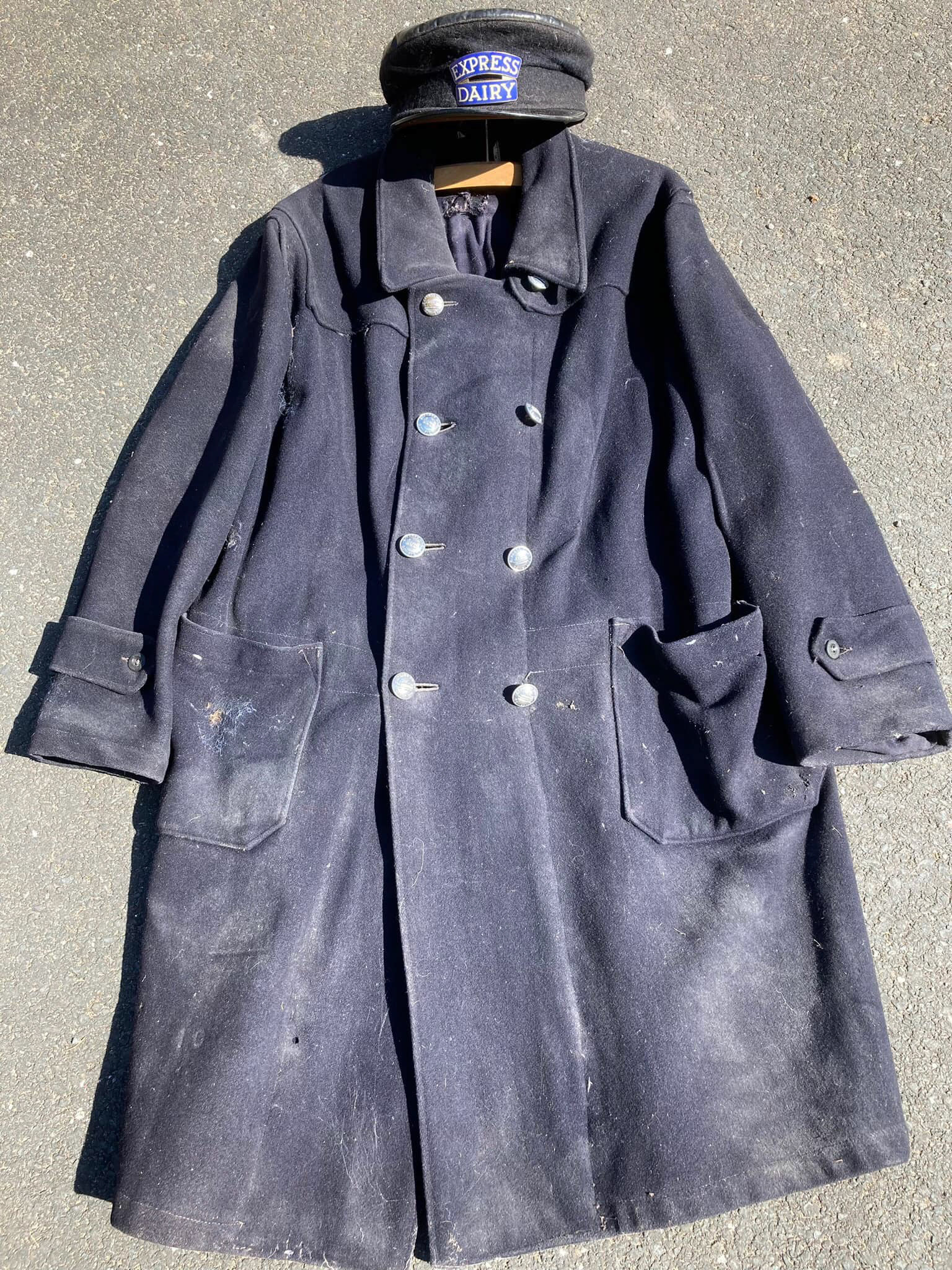 1950's Iain Dargue comments "My Dad’s (Arthur Dargue) Express Appleby 'uniform' from the 1950’s. Still in good nick....... apart from needing a wash" (Courtesy Iain Dargue)
