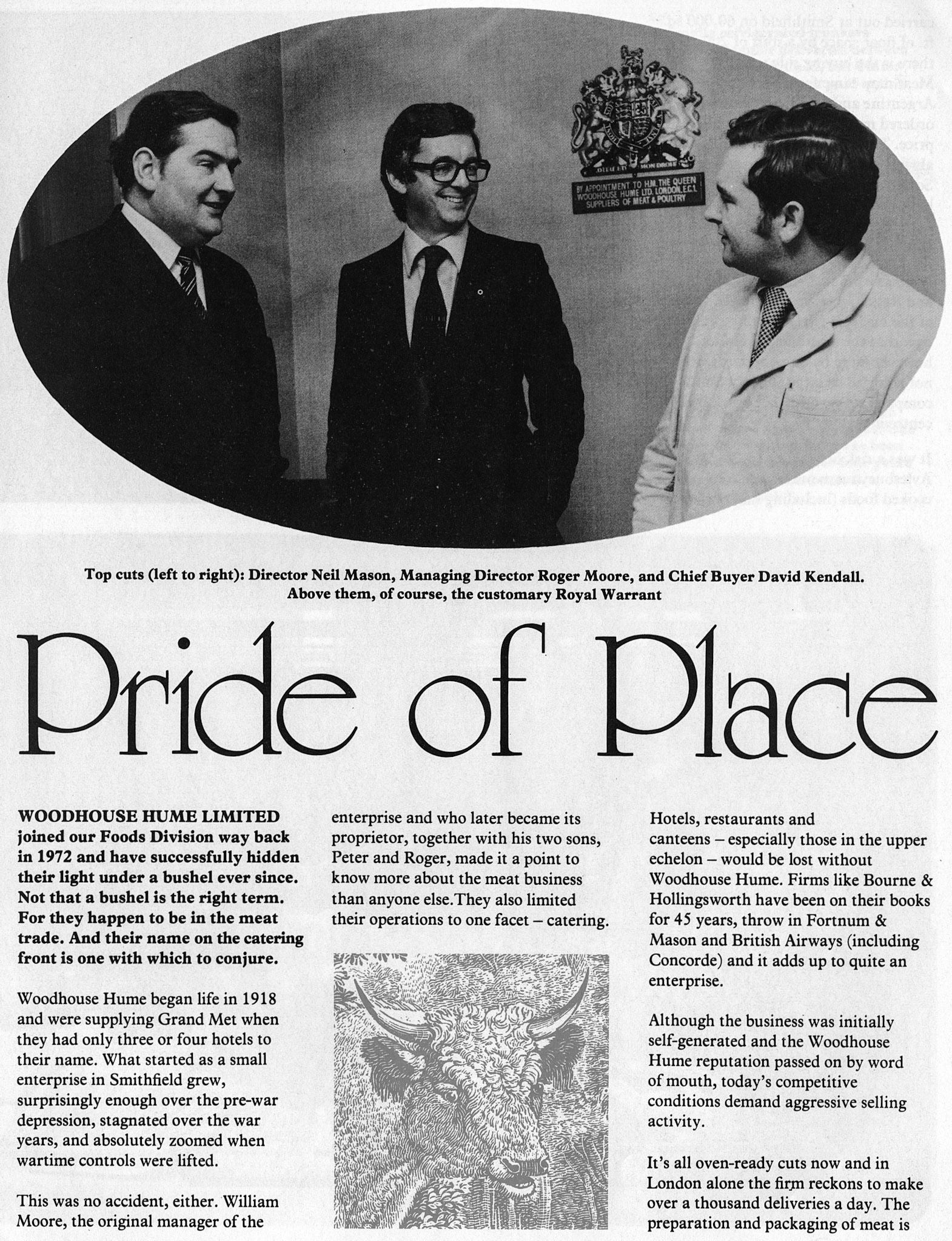 1979 Woodhouse Hume's operations