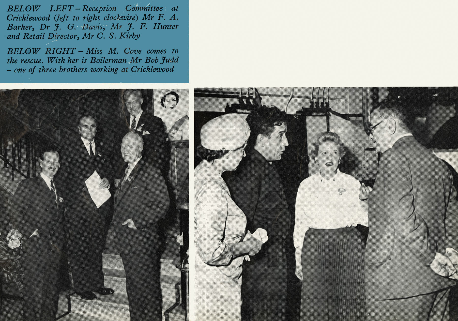 1959 South Morden welcomes visitors to the International Dairy Congress. (Express News October)