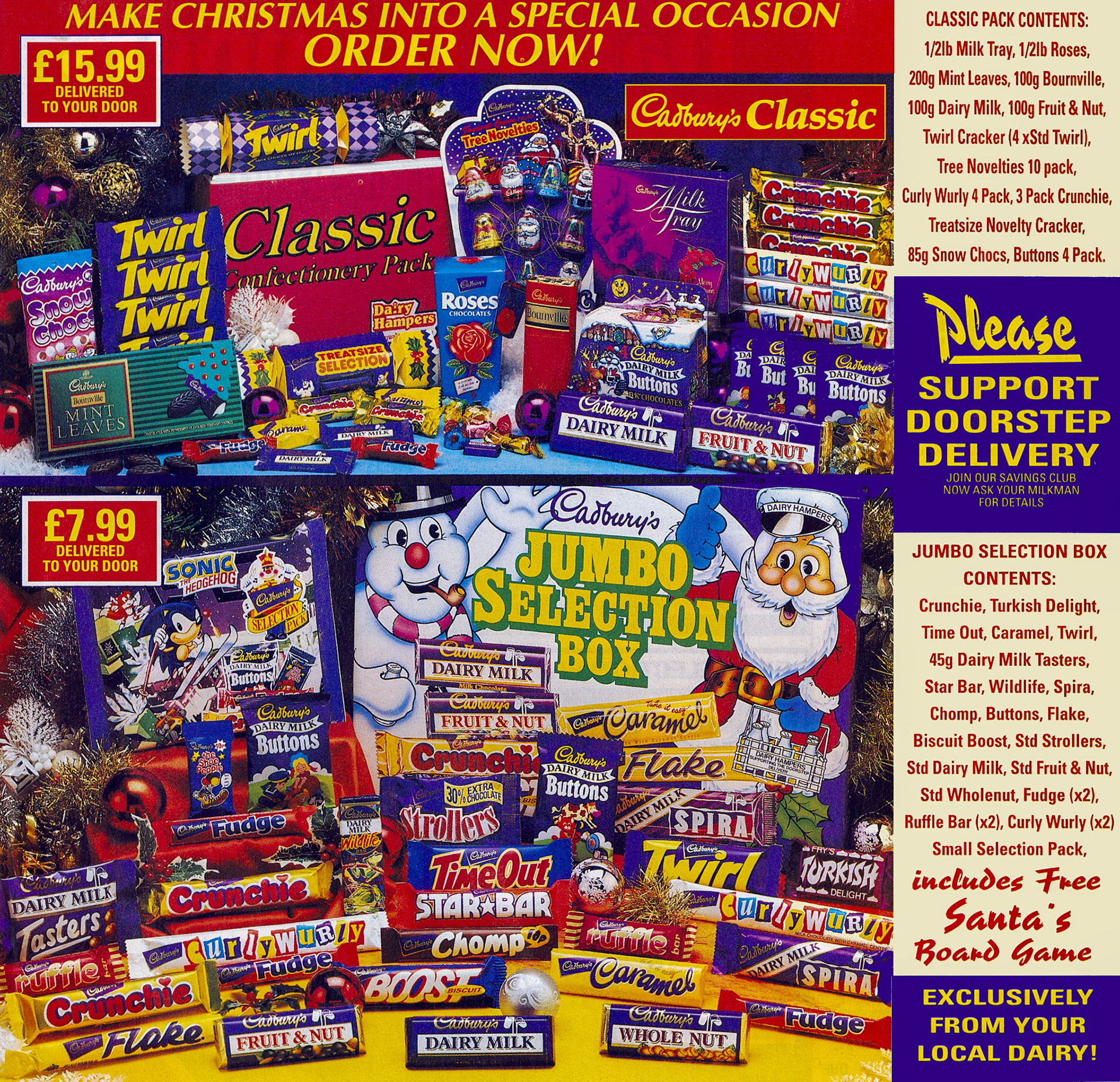 1994 Christmas Hampers leaflet (Courtesy Paul Luke)