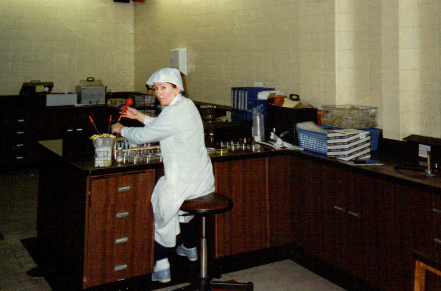 1991 Honiton prior to closure, Hazel Stapleforth (Courtesy Wendy Hawker)