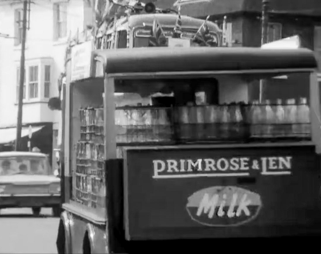 1967 Primrose &amp; Len float, JVP 809, Stills from 'Maidstone's Last Trolleybus', amateur cine footage, (Recorded from TPTV, courtesy John Petts)