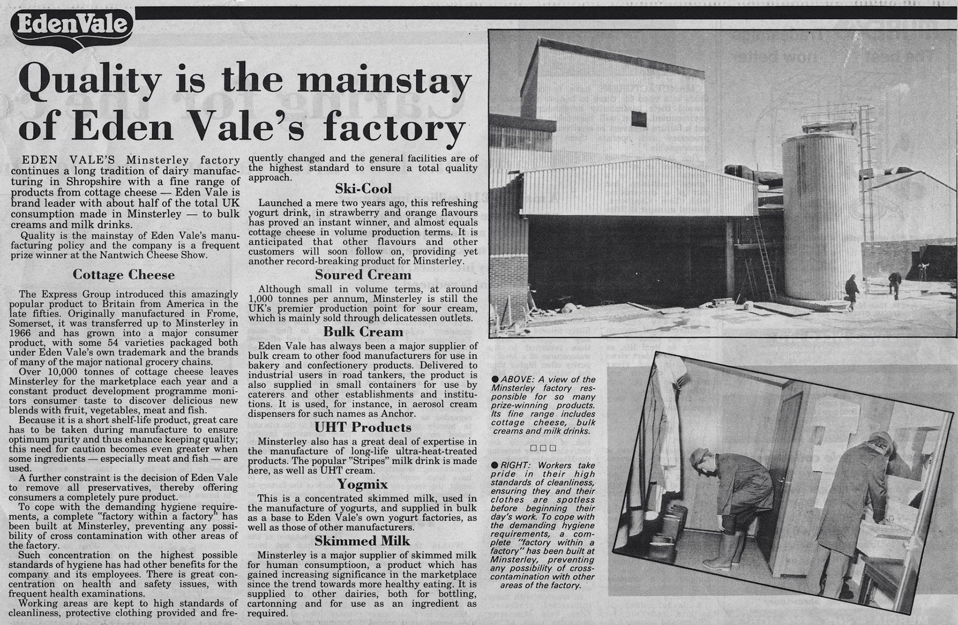 1987 Minsterley Redevelopment newspaper (Courtesy Paul Bloor)