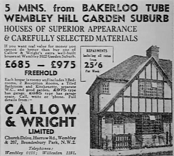 1930s 'Metroland' house building triggered more expansion of Express's business. (Express 125 Years video still)