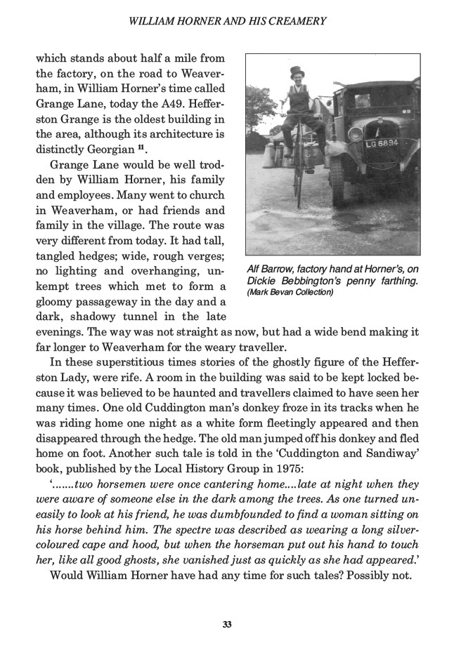 William Horner and his Creamery, Jill King