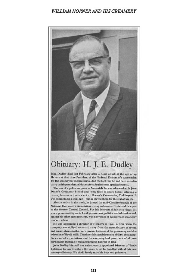 William Horner and his Creamery, Jill King