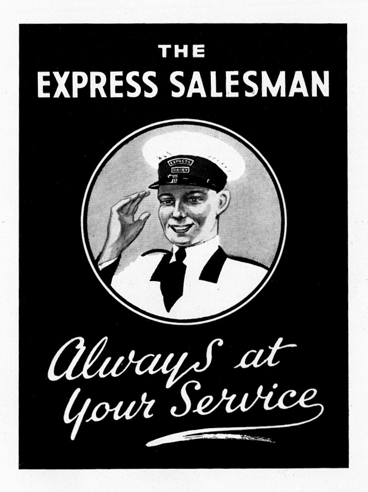 1954 Salesman Poster (Express Salesman's Manual Fourth Edition)