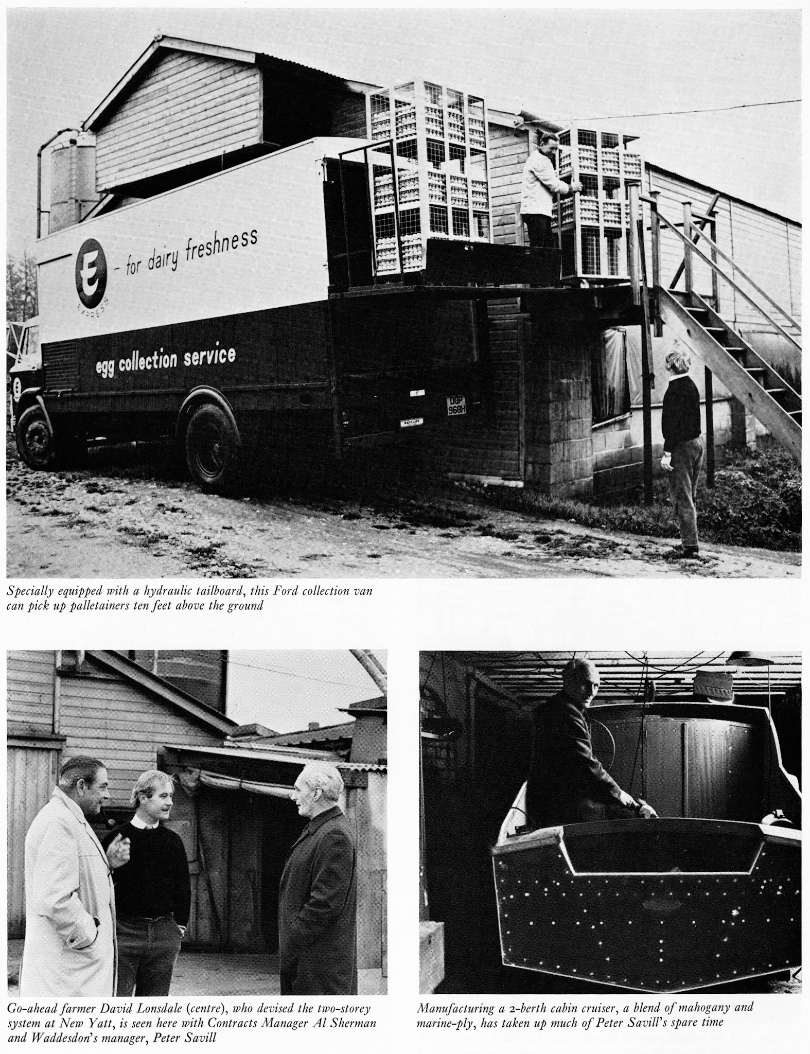 1971 Rationalisation of egg packing - Waddesdon Depot