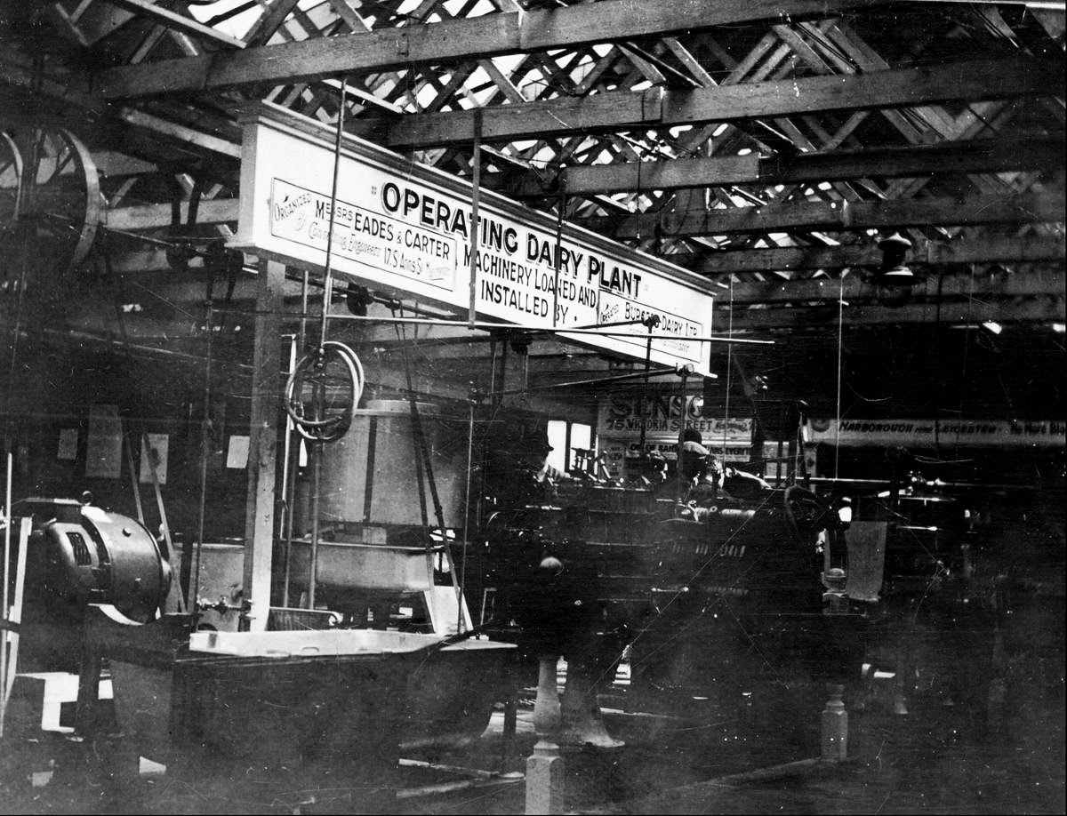 1926 Burgess Creamery, interior, Gartside Street, Manchester (Image courtesy of Manchester Libraries)