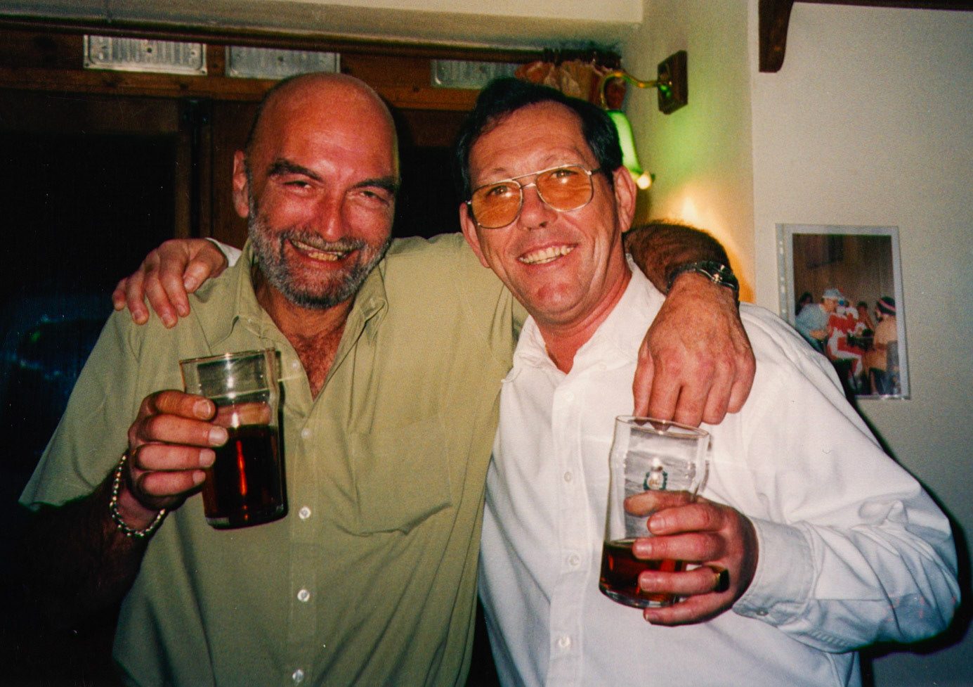 1980's? Derek Howland and Phillip Budd. (Courtesy Phillip Budd)