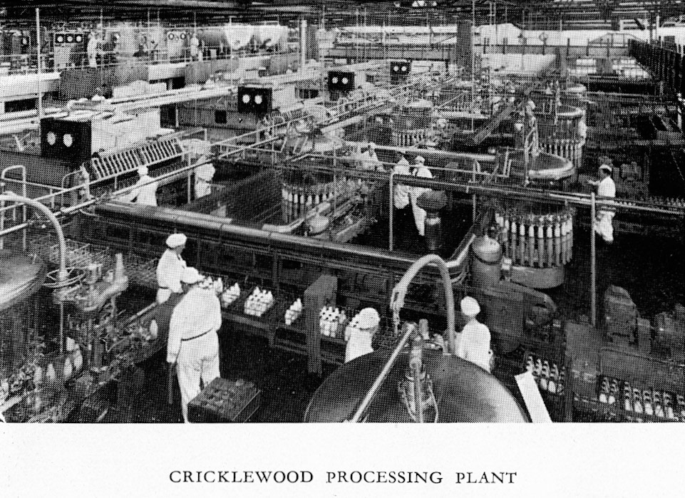 1954 Cricklewood Bottling Lines.  (Express Salesman's Manual Fourth Edition)