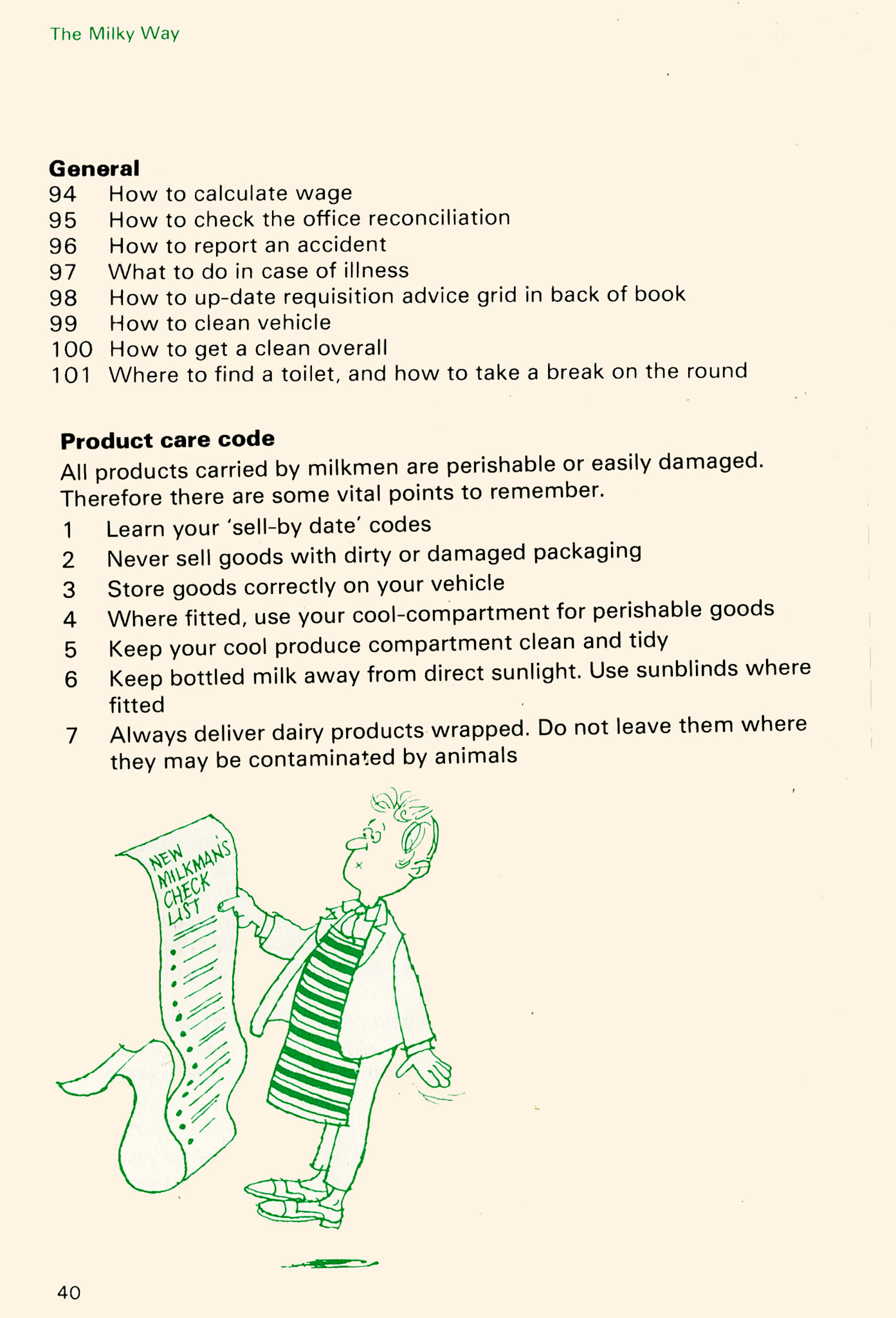 1984 'The Milky Way'-How to become a star milkman (DITEC)
