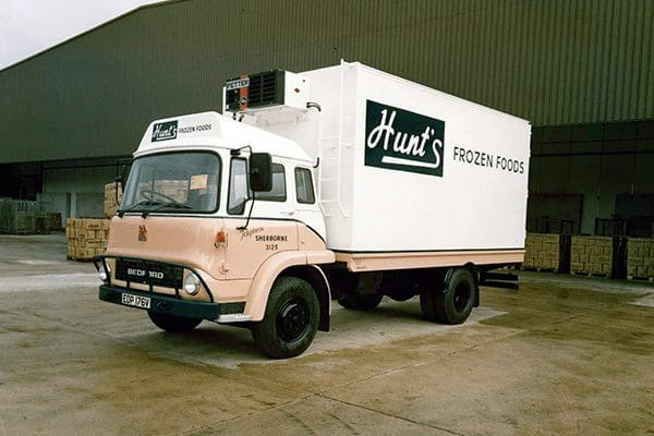 1980 Hunt's Frozen Foods truck. (Courtesy www.huntsfoods.co.uk)