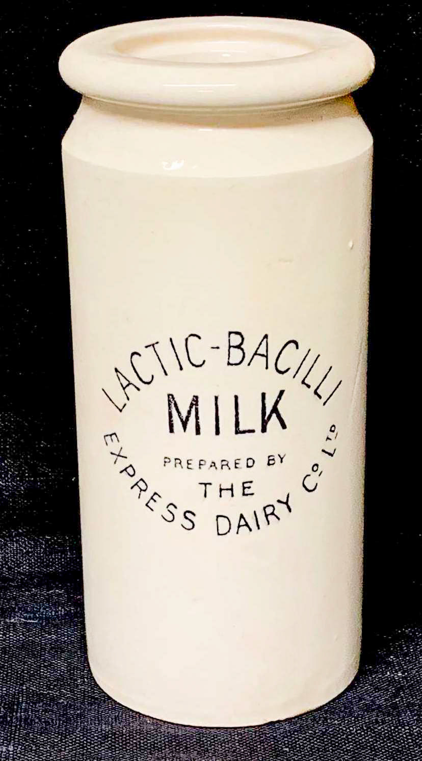 1900's? Lactic-Bacilli milk jar (Courtesy Constantine Buhayer)