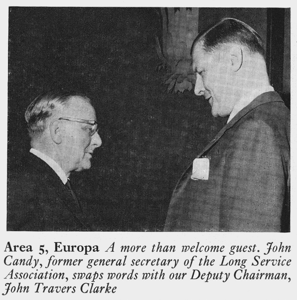 1972 John Candy with John Travers Clarke at London Merit and Service Dinner.(Express News Summer)