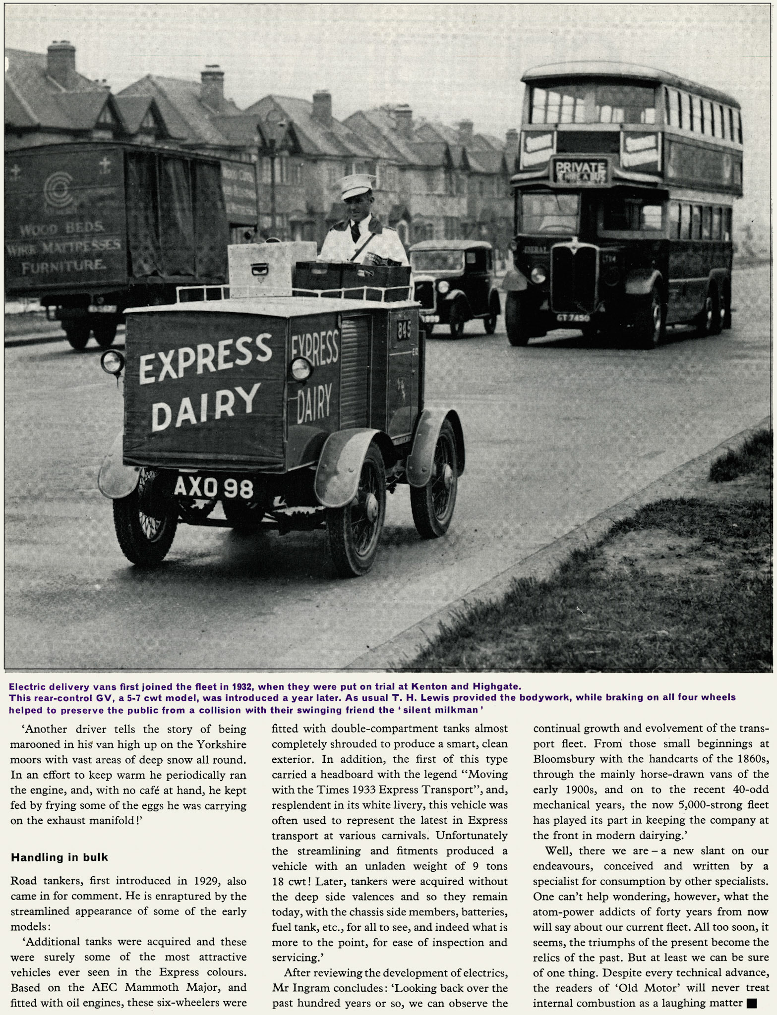 1966 Review of 'Old Motor' magazine article, featuring Express. (Express News Autumn & Christmas)