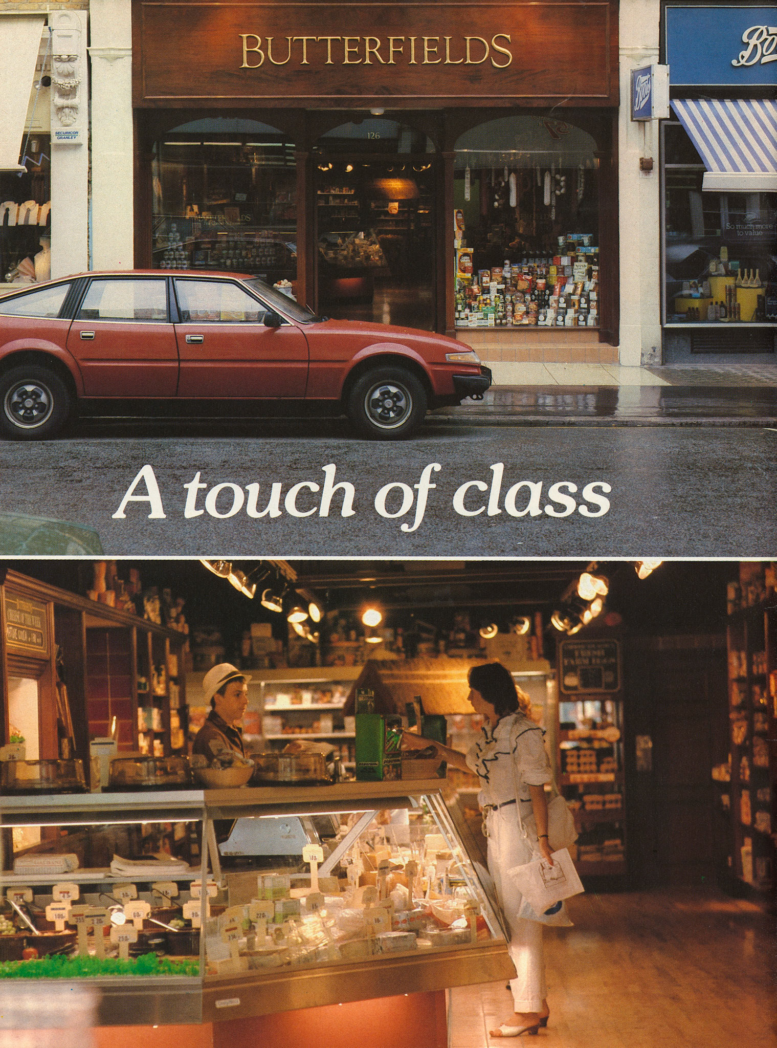 1982 Experimental shop re-branding at St John's Wood