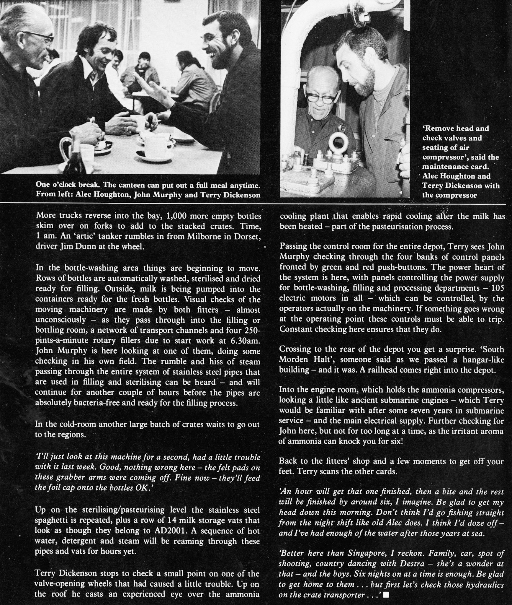 1977 South Morden Night Engineering Shift