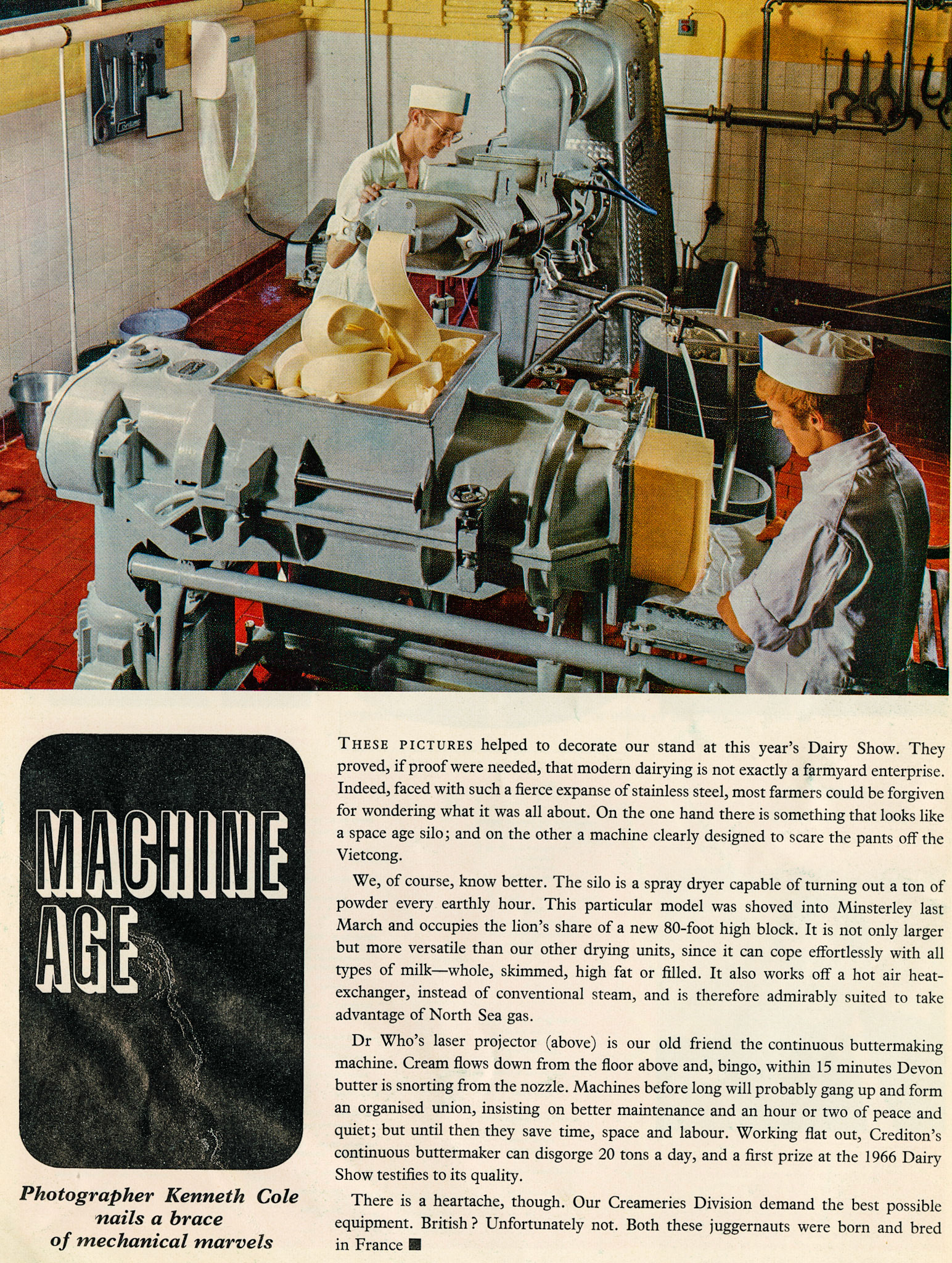 1967 Crediton buttermaker