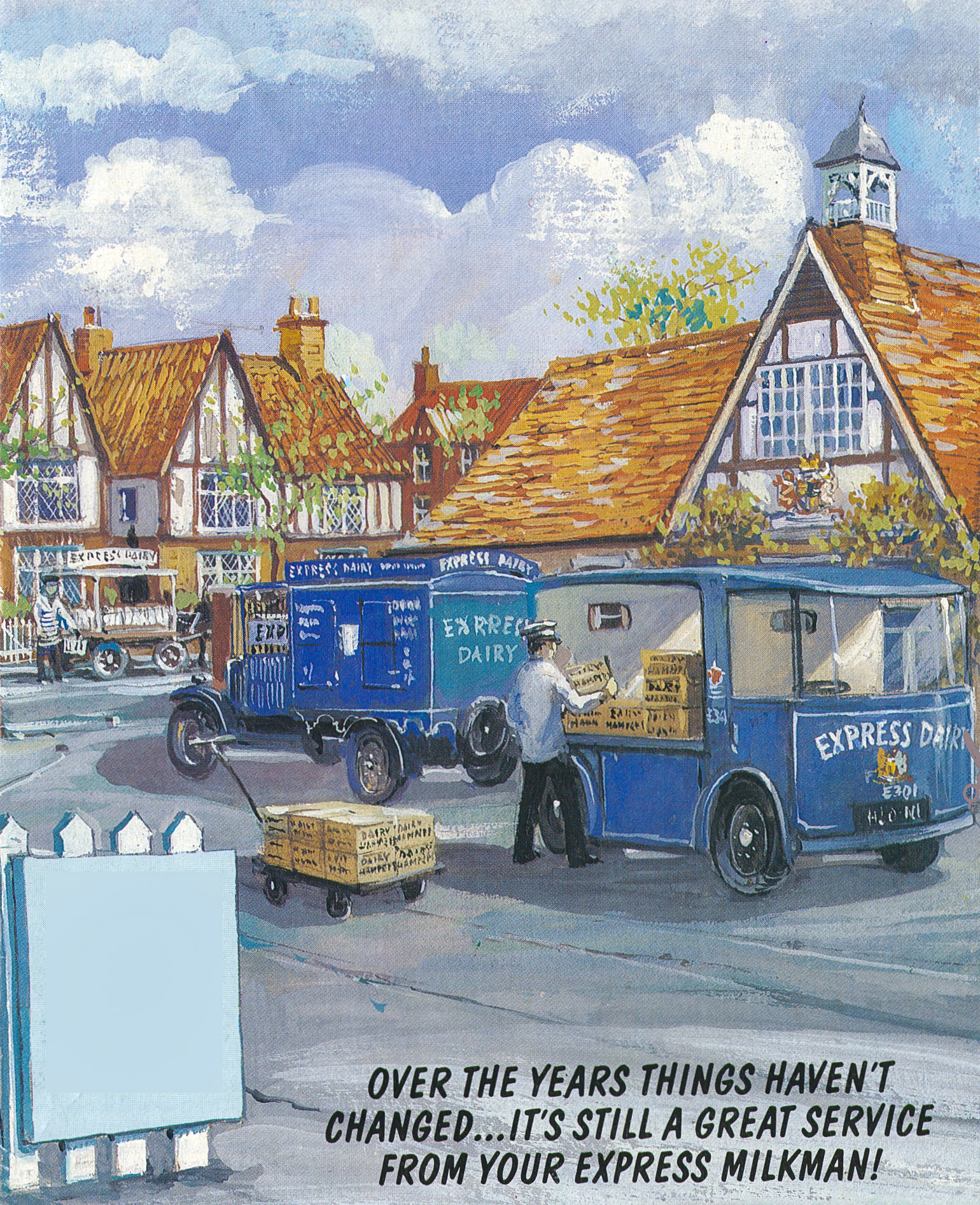 1992 Illustration from Christmas Hamper leaflet (Courtesy Paul Luke)