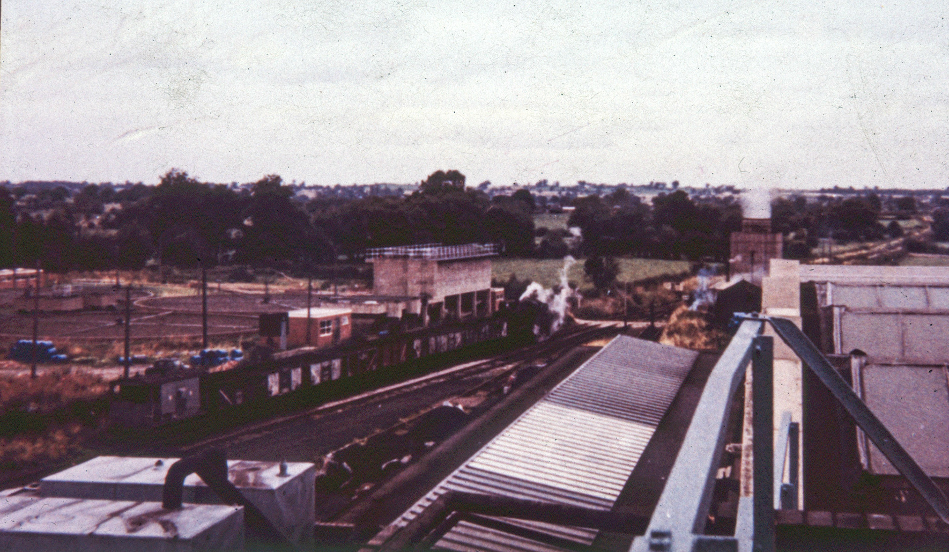 Minsterley rail siding. (Joe Lyons 35mm slides)