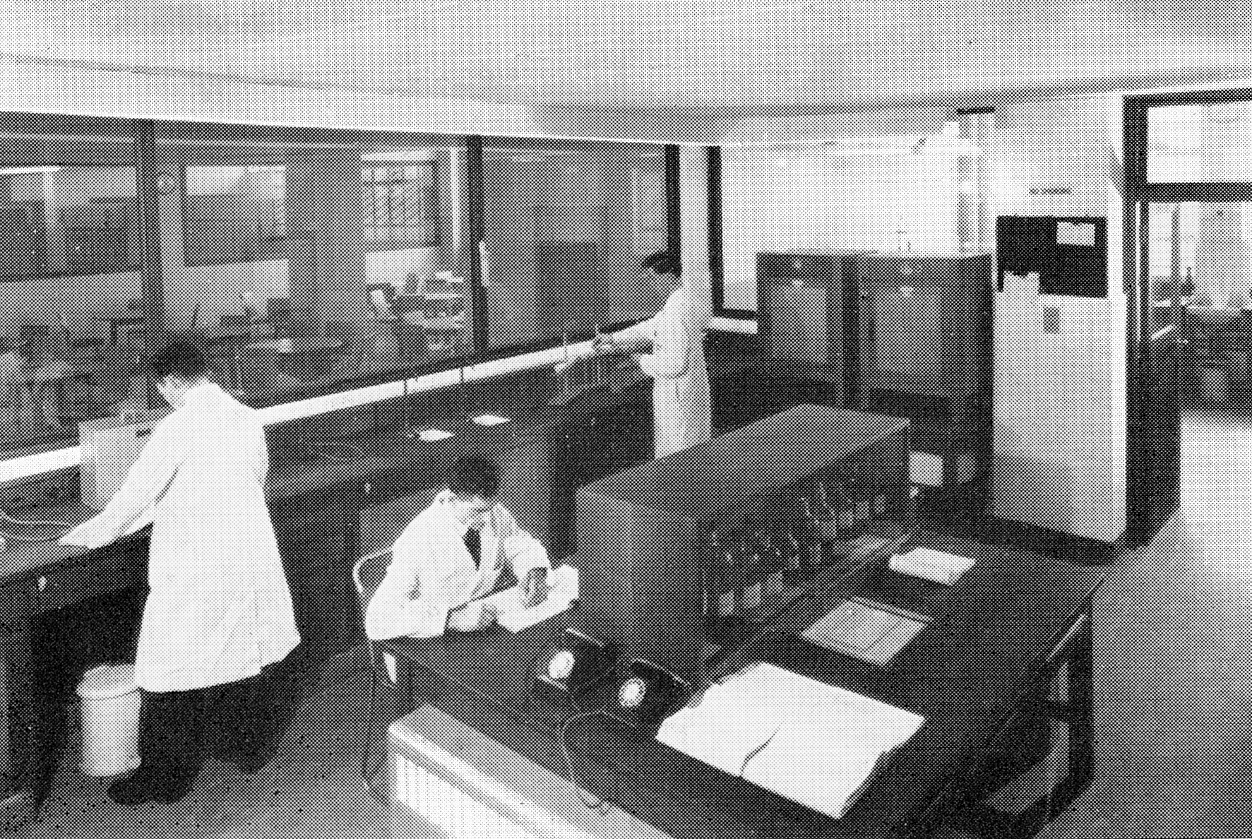 1955 South Morden-Laboratory (Image from Official Opening Brochure, courtesy Paul Luke)