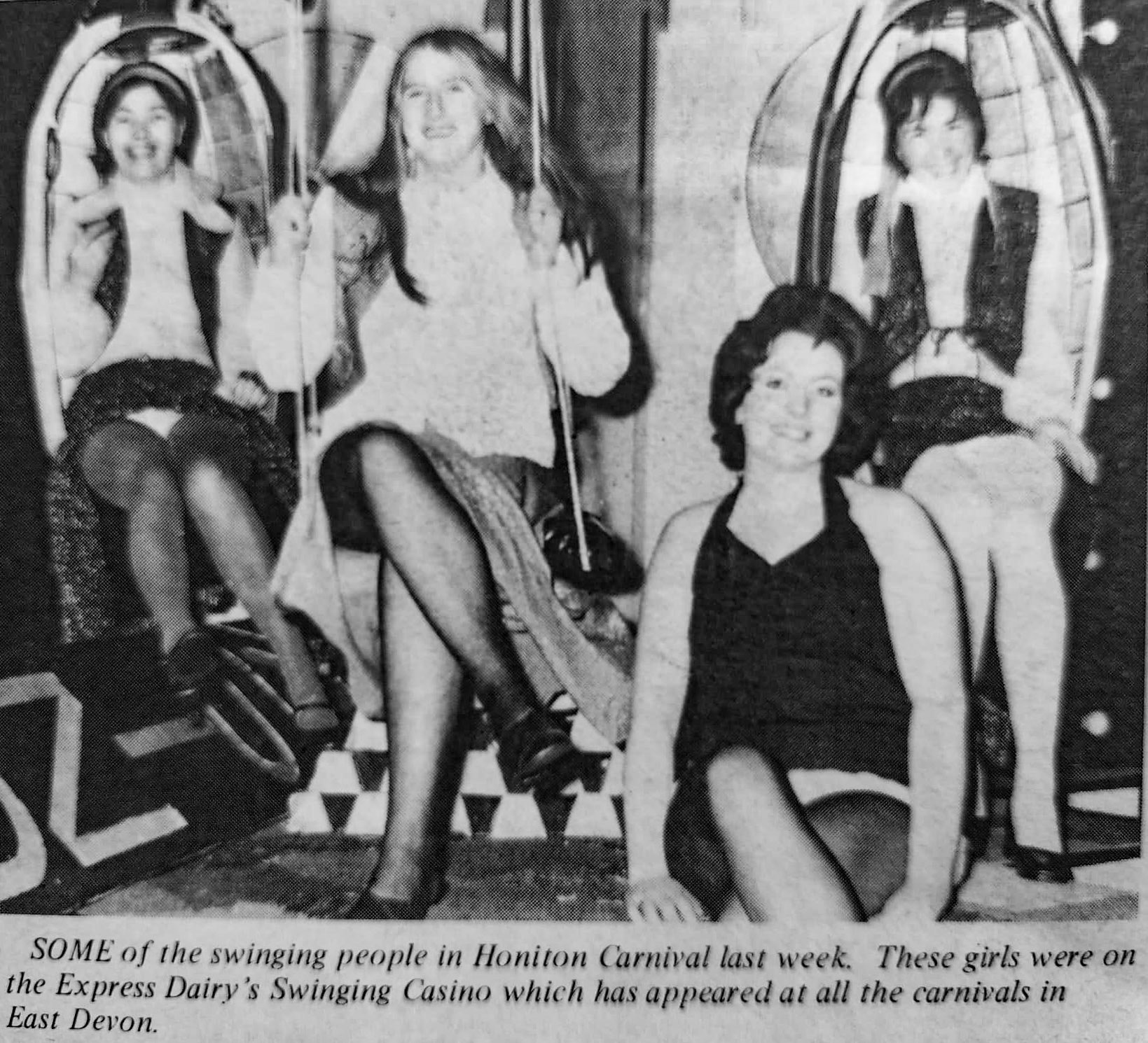 1974 Honiton-Express Dairy's Swinging Casino entry in the Carnival. (Courtesy Christopher Ian Challis)