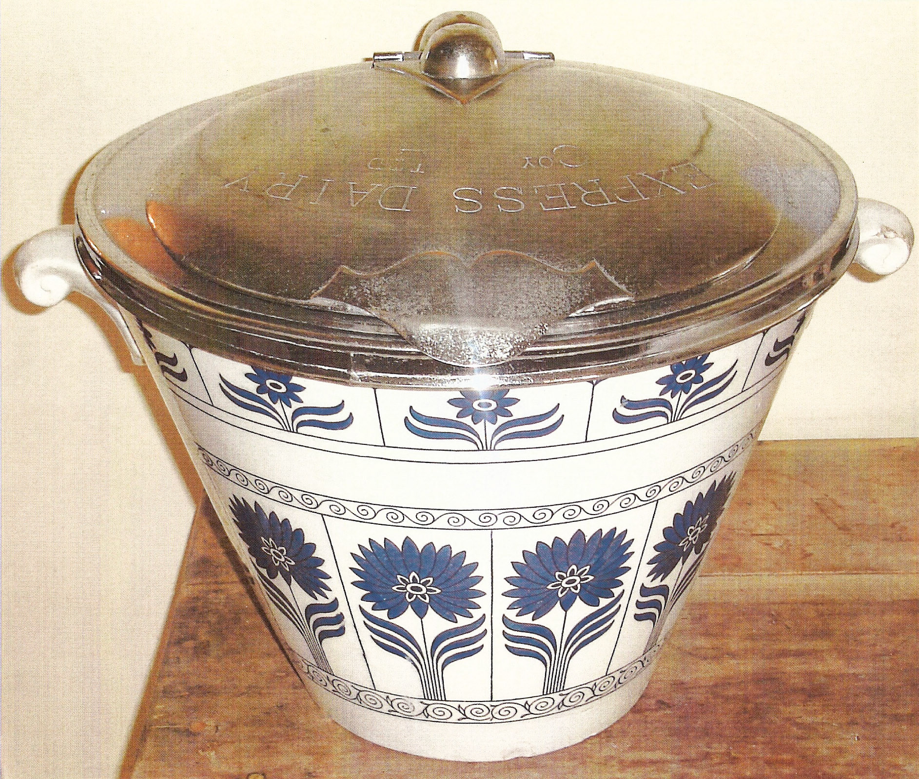 1870's? Victorian cream/ milk bowl for shop counter. (Courtesy Paul Luke)