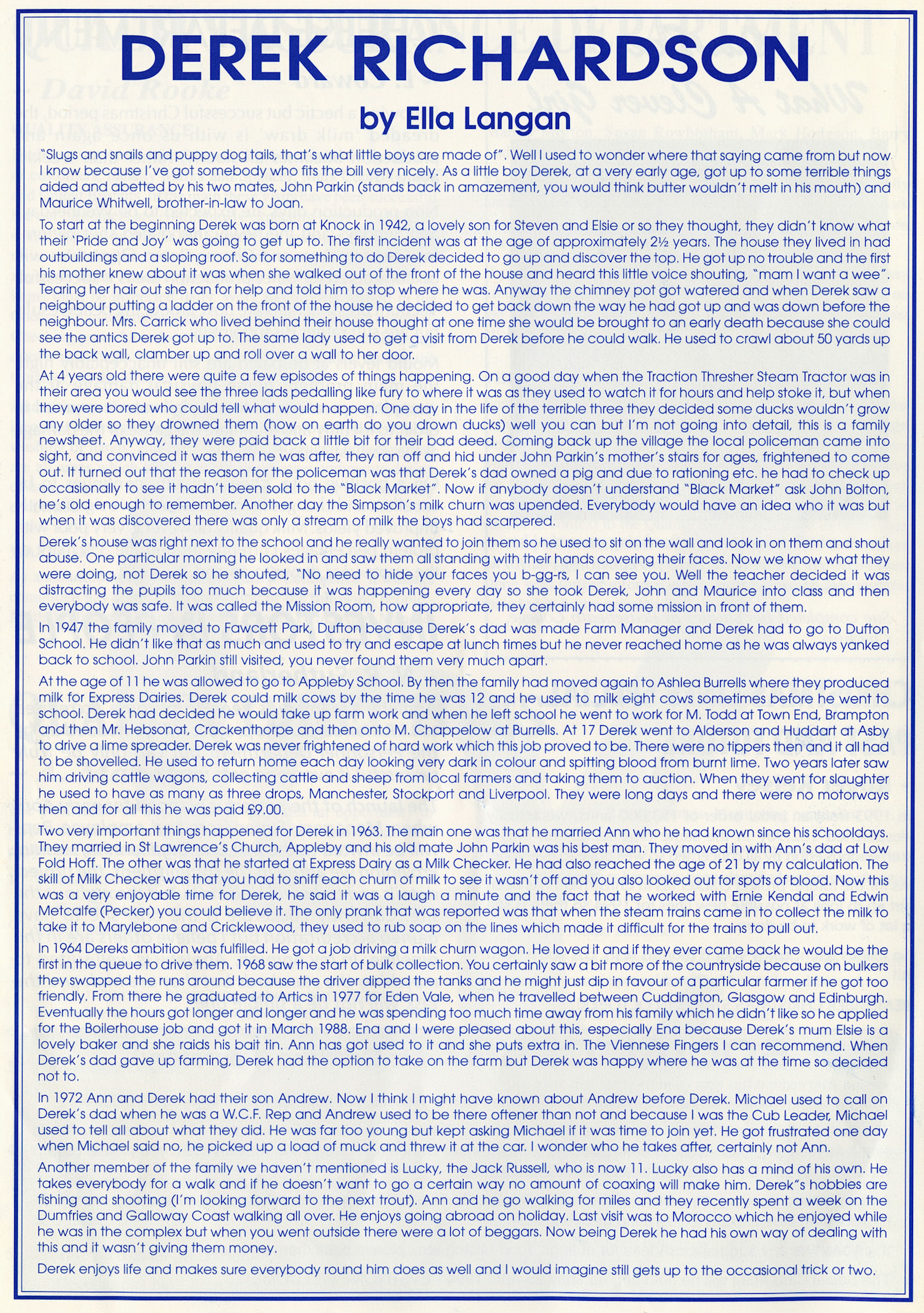 1994 March Appleby News (Courtesy Alan Mandle)