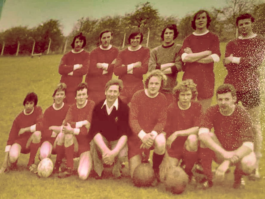 1980’s Express Dairy High Wycombe football team. (Courtesy Sharon Stevenson)