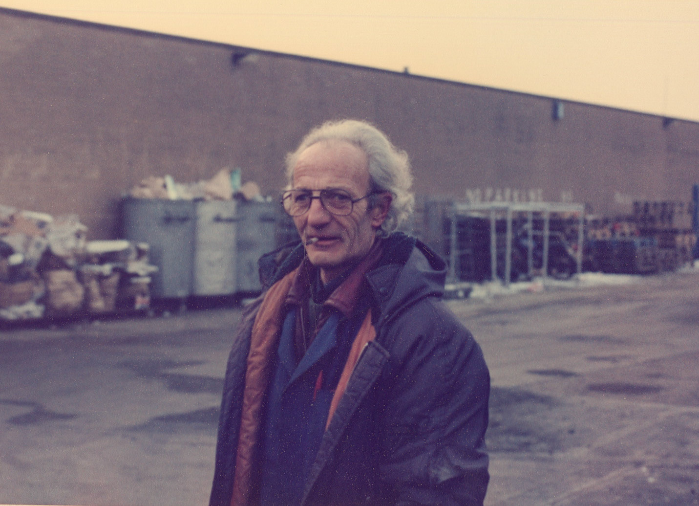 1980s Parkwood Depot. Lee Robinson identifies 'Doogal', real name Douglas, he was the yard man at Parkwood, drove a Robin reliant. Lovely man. "I worked there mid 80s,Peter was the milk checker, Cecil Clegg was the servery manager, Peter Robinson was the depot manager...Great memories, thanks for sharing." (Picture by Reg Ball, on loan from Colin Bristow)