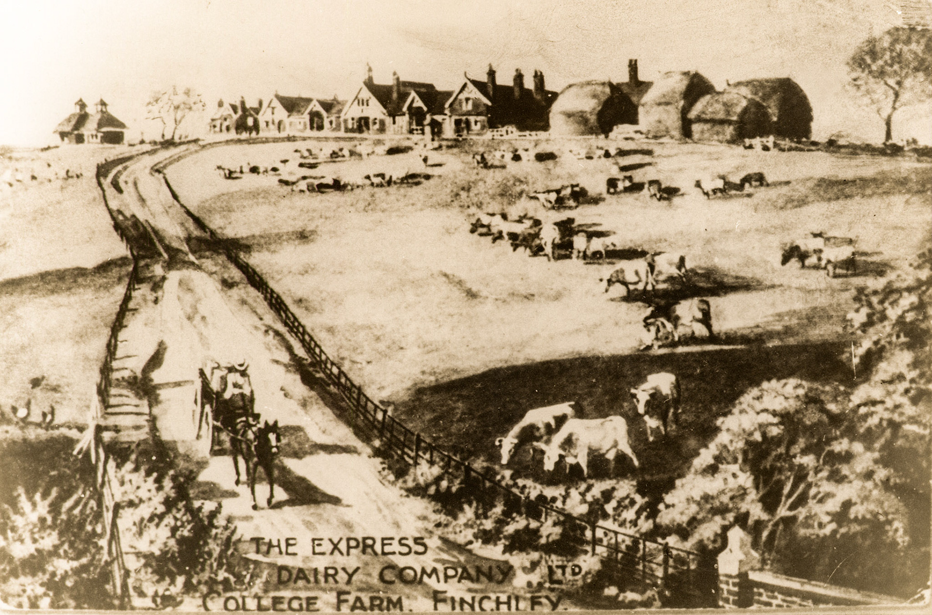 1910s? College Farm. (Courtesy Paul Luke)