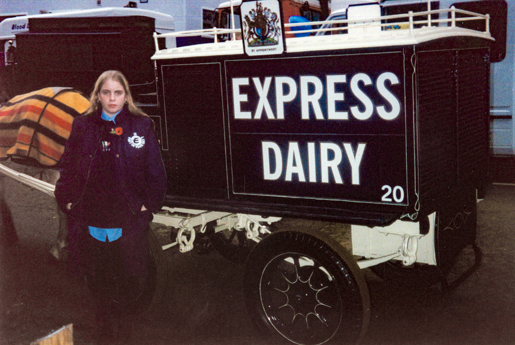 1990's, preparation for the Lord Mayor's Show in London-Nicola Keady. (Courtesy Noel Keady)