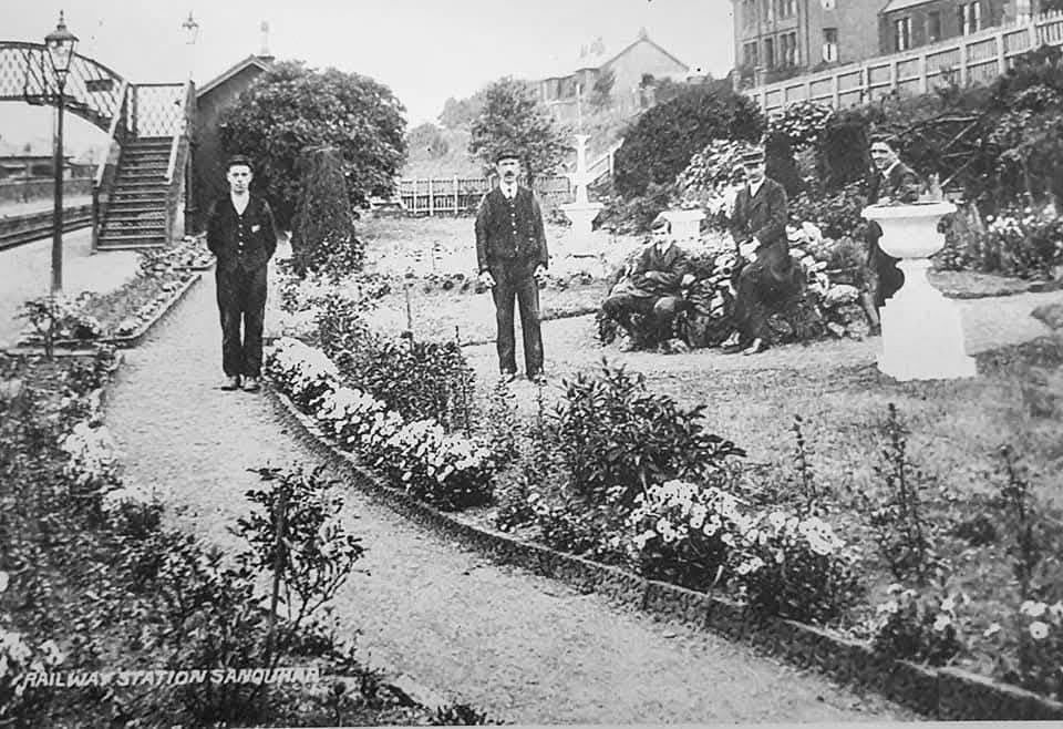 1917 Sanquhar Station (Courtesy Sanquhar Lass)
