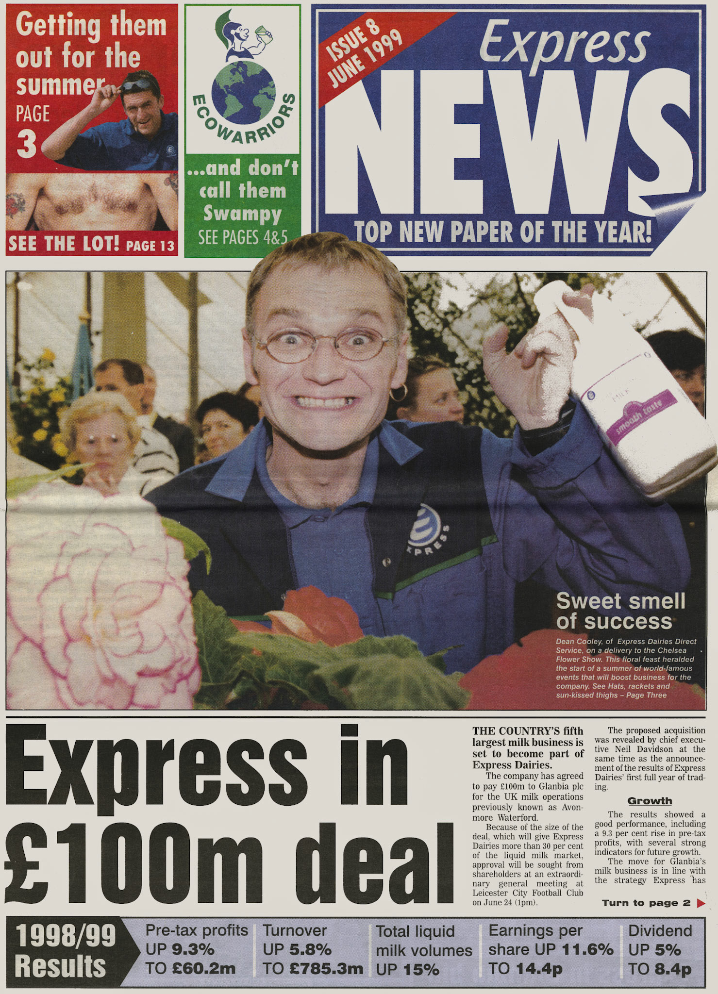 1999 June-Express News Front Cover