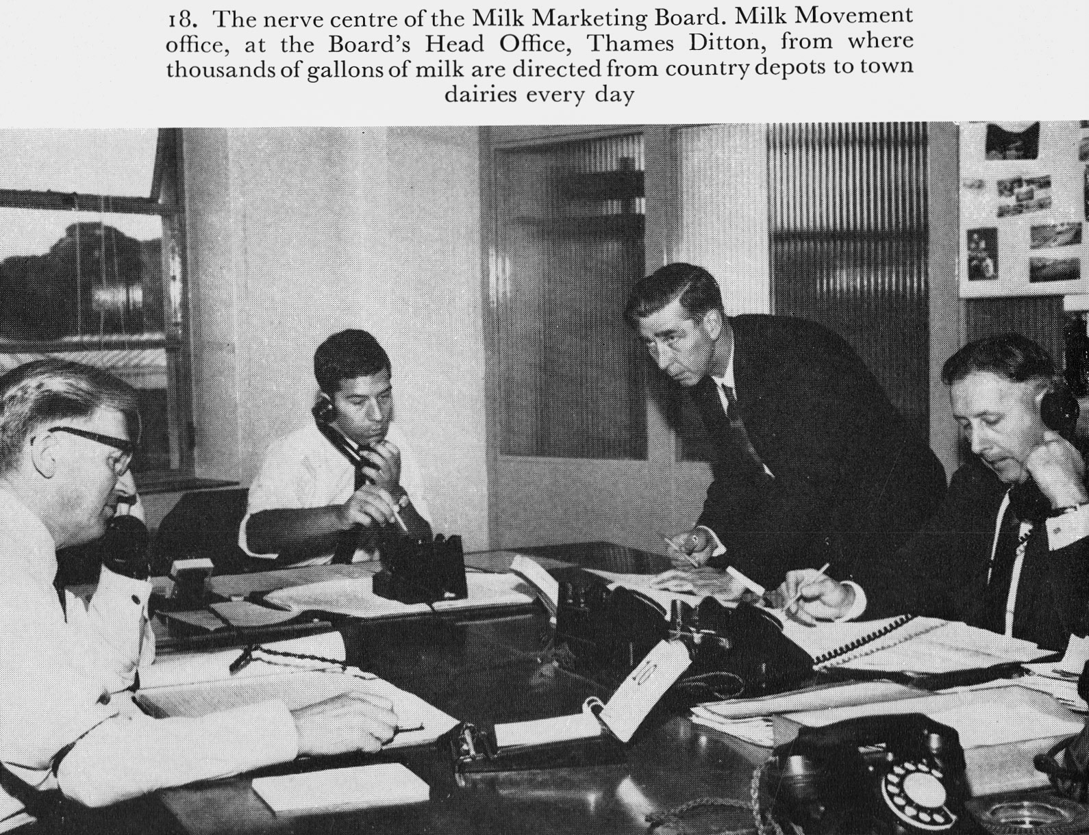 1973 Illustrations from 'Milk to Market', Stanley Baker. Trev Gay comments "The gentleman standing is my uncle, Jim Field".