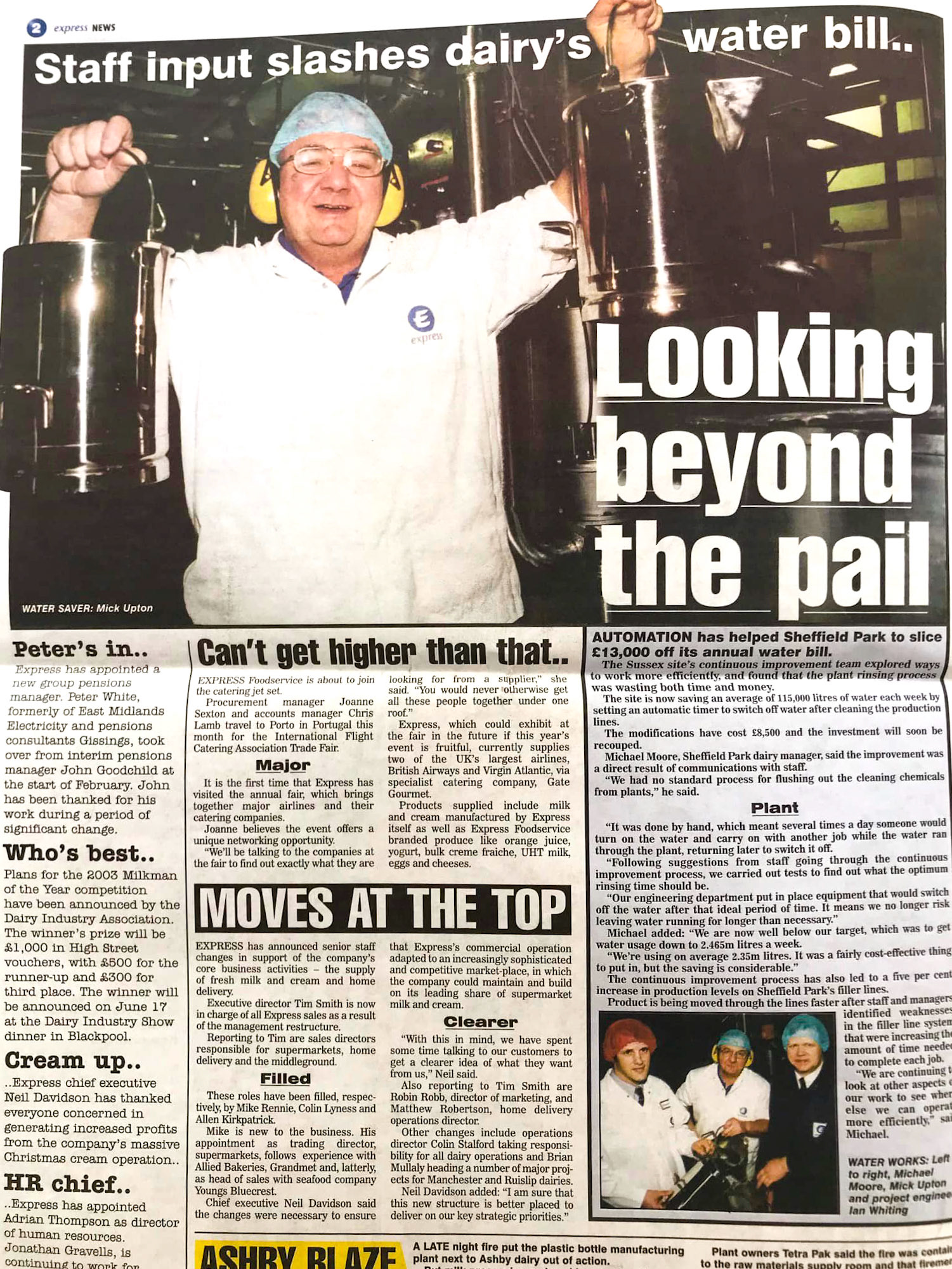 1990's (Courtesy Michael Moore, Memories of Woodgate Farms Dairy)