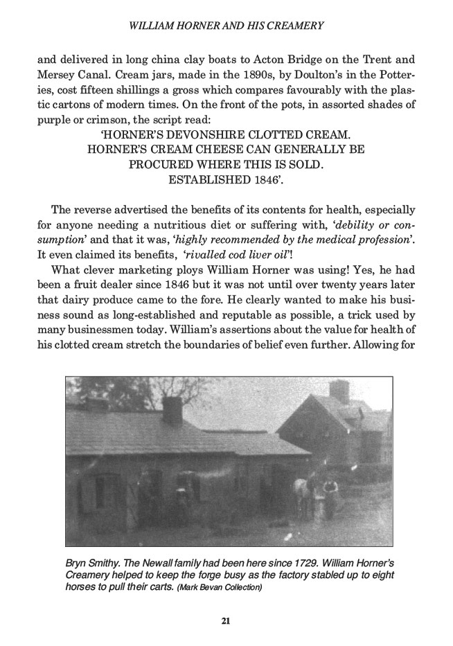 William Horner and his Creamery, Jill King