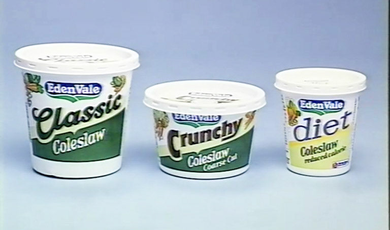 1980s saw the introduction of convenience foods, indulgence foods, low fat foods...(Express 125 Years video still)