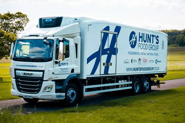 2022 Hunt's Frozen Foods truck. (Courtesy www.huntsfoods.co.uk)