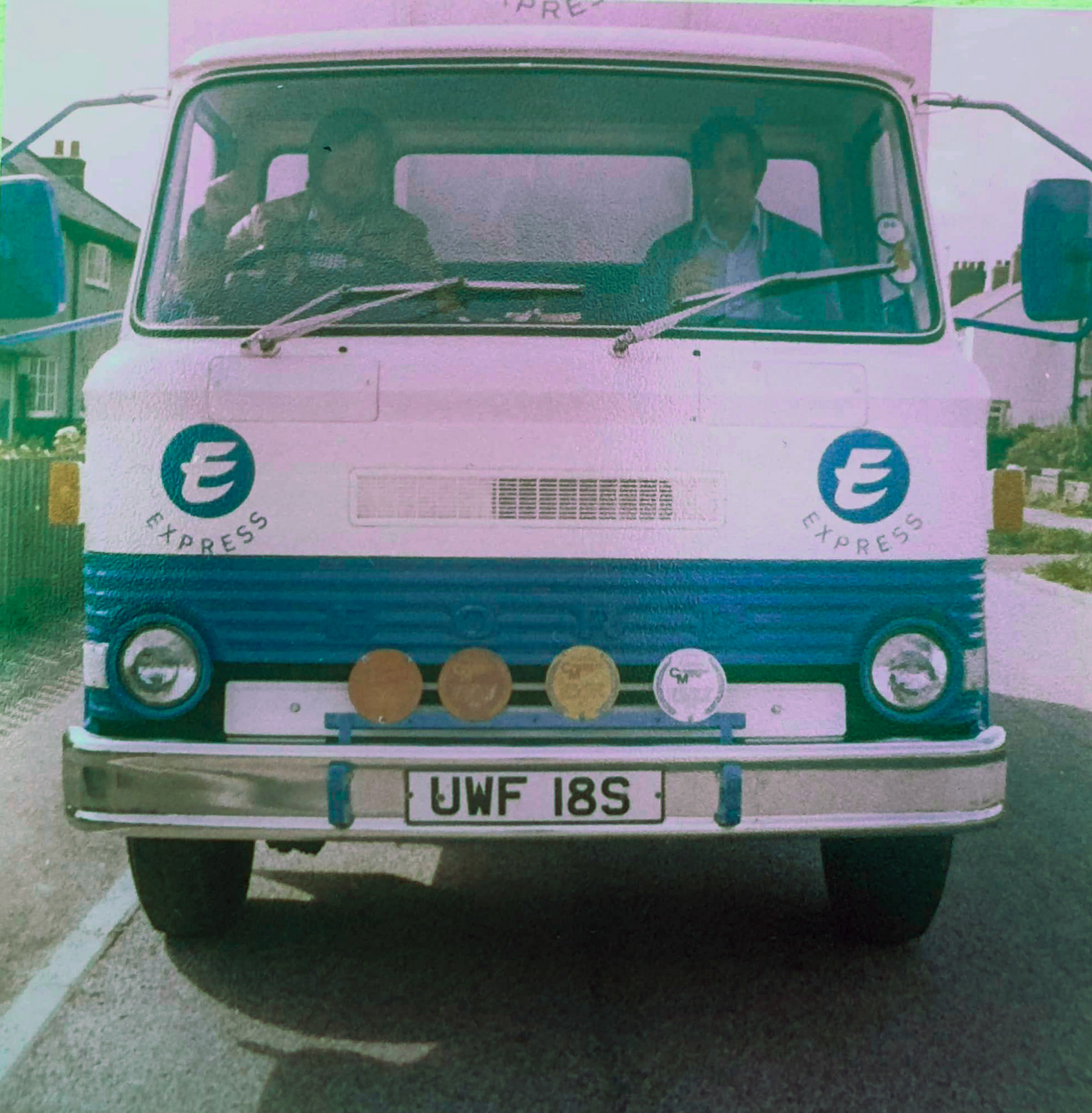 1970's, Tarvin. Amanda Calloway comments "This is how I remember my Dad driving and entering competitions". (Courtesy Amanda Calloway)
