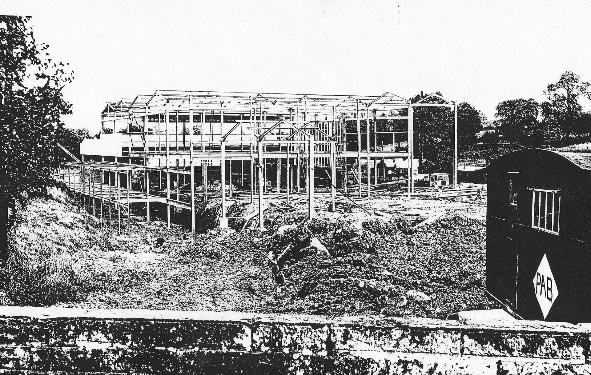 1950's Appleby construction - steelwork(Courtesy Alan Mandle)