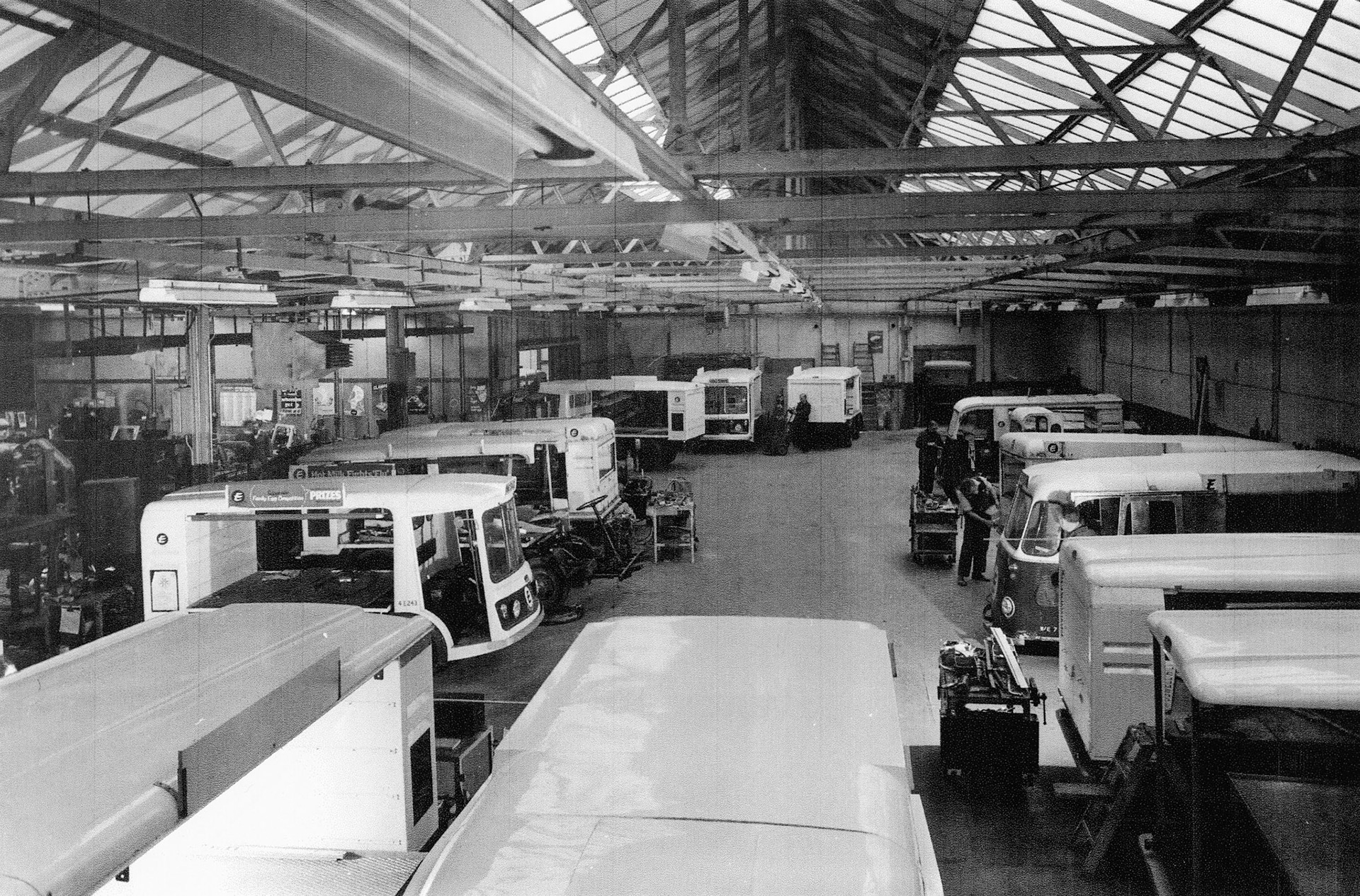 1970's South Ruislip Electric Vehicle Workshops (Courtesy Dave Fane)