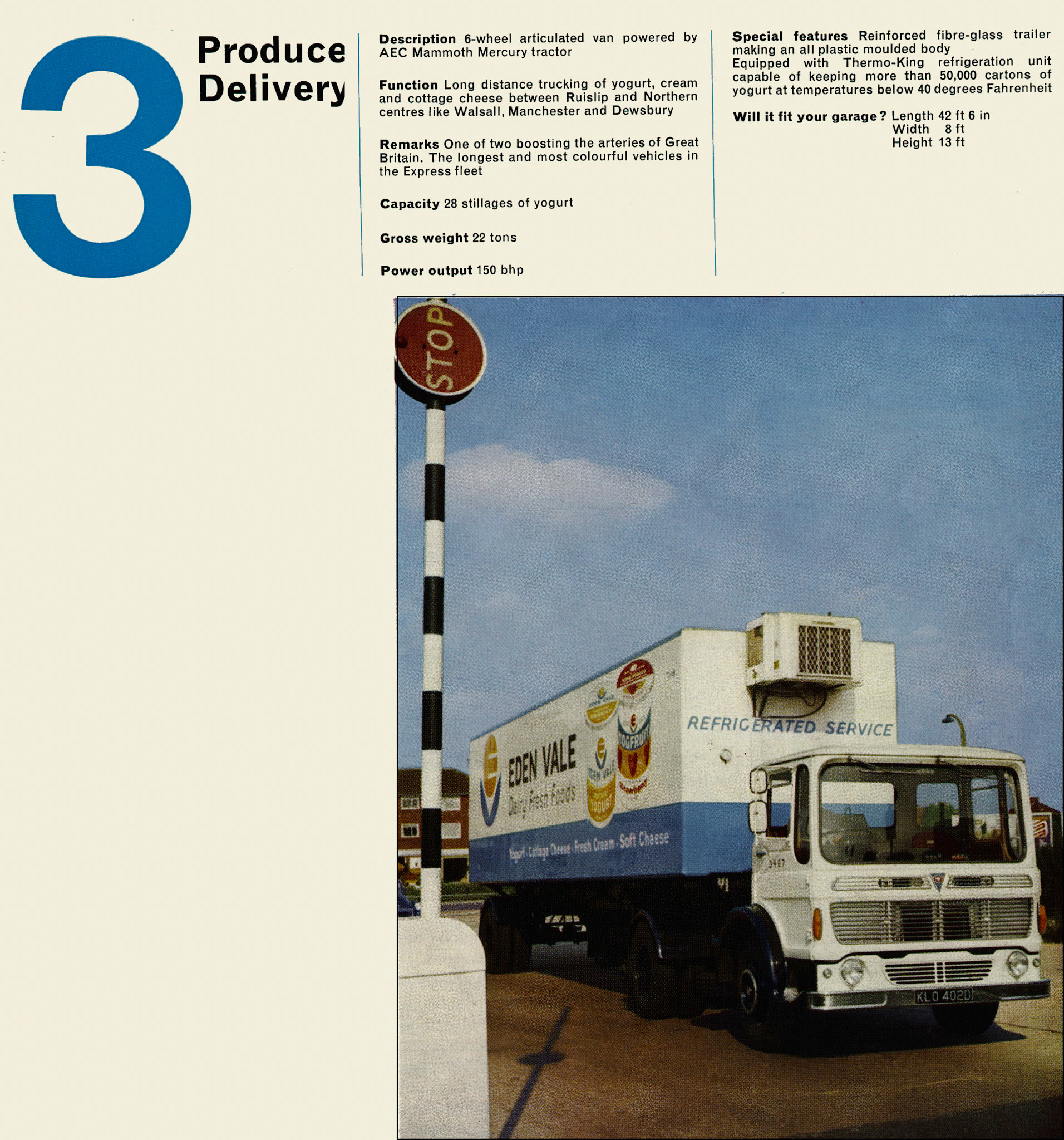 1967 'T is for Trucking' article. (Express News Spring)