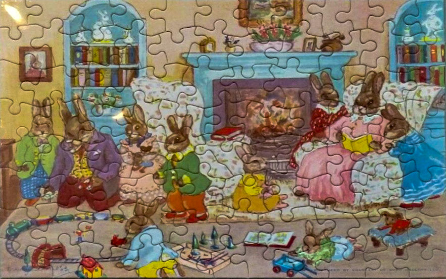 1950's? Mitcham Foods jigsaw puzzle (Courtesy Martin Weselby)