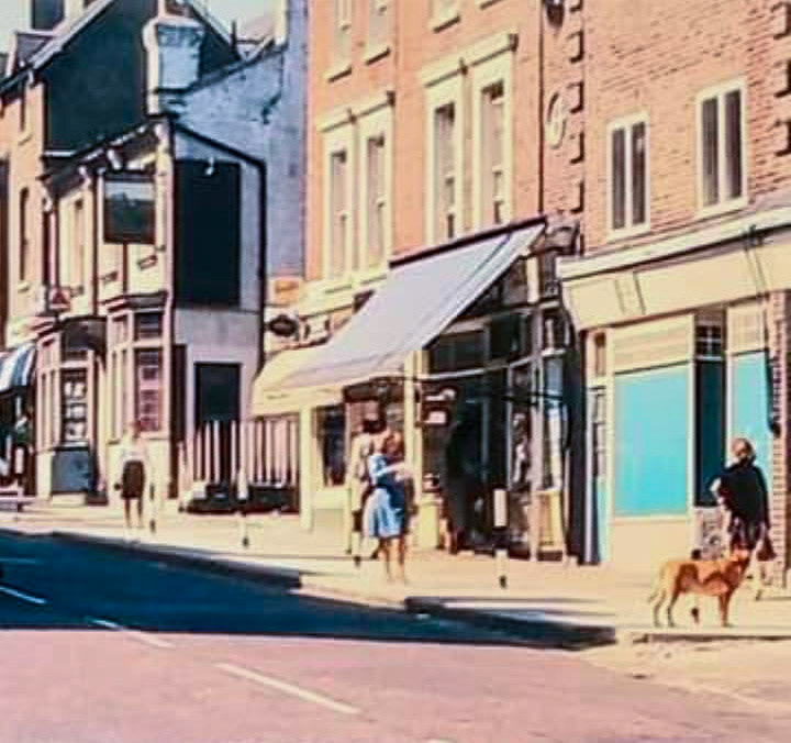1960's? New Barnet shop. Paul Smith comments ""My mum worked there and my Auntie Barbara was manager, 2 x EVM vehicles used to park around the back, UBY 762F (Fred Wobey &amp; Dell Rix) and Transit BRK 541H (Les Bunyan)". (Courtesy Paul Smith)