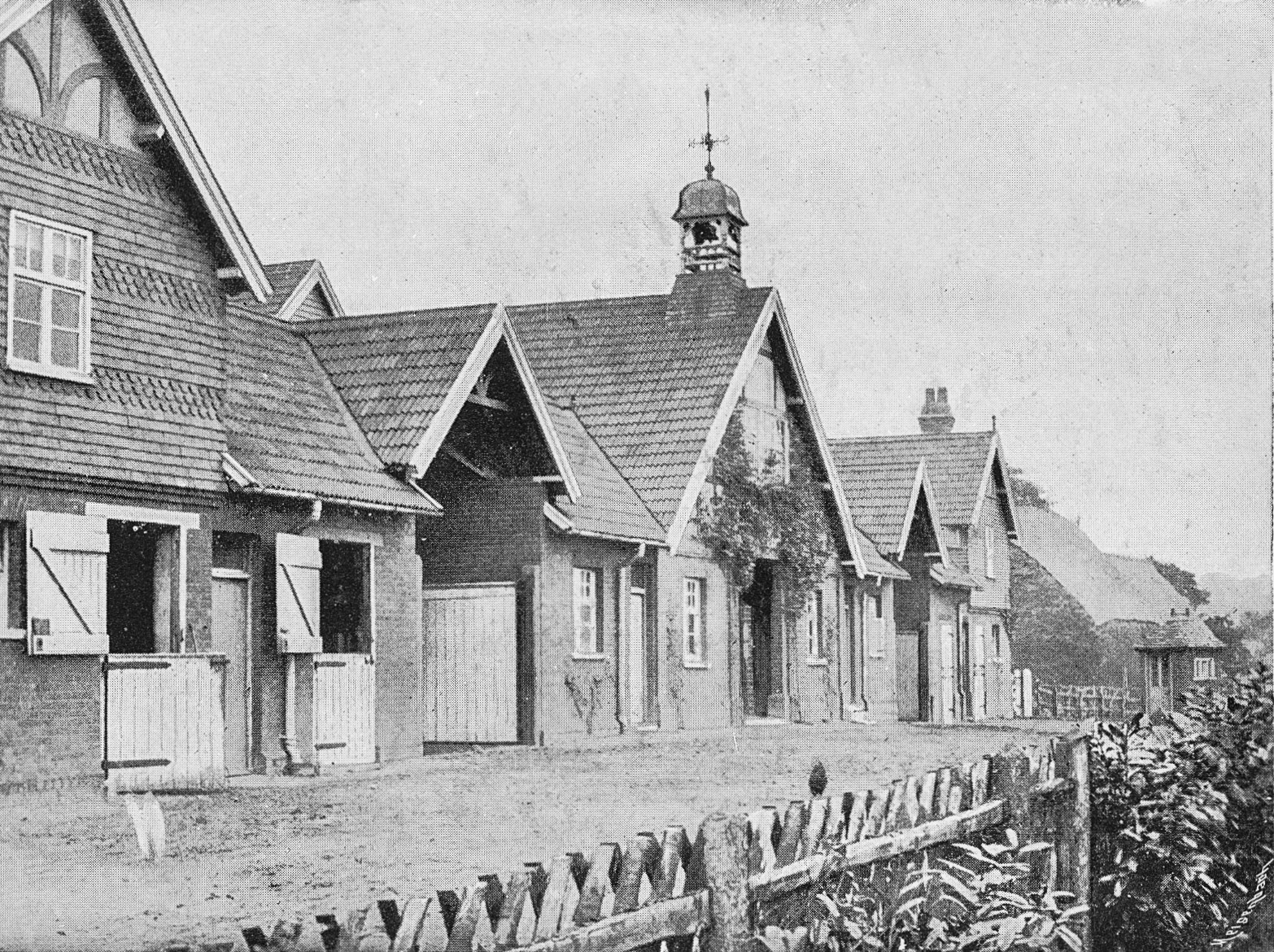 1893 College Farm, Finchley-'Front Elevation of Homestead'. From 'Souvenir from Finchley' (Courtesy Brian Wastell)